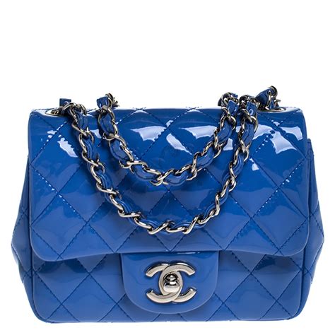 chanel blue flap bag|chanel classic flap shoulder bag.